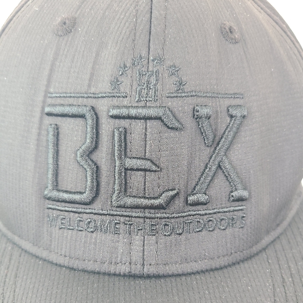 Bex Men's Fitted Black Embroidered Hat, Size Large-Extra Large - Picture 3 of 8